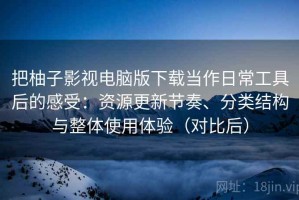 把柚子影视电脑版下载当作日常工具后的感受：资源更新节奏、分类结构与整体使用体验（对比后）