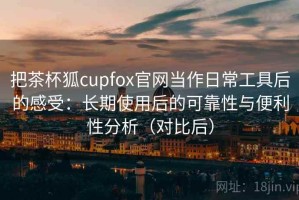 把茶杯狐cupfox官网当作日常工具后的感受：长期使用后的可靠性与便利性分析（对比后）