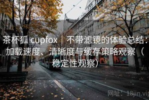茶杯狐 cupfox｜不带滤镜的体验总结：加载速度、清晰度与缓存策略观察（稳定性观察）