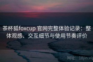 茶杯狐foxcup 官网完整体验记录：整体观感、交互细节与使用节奏评价