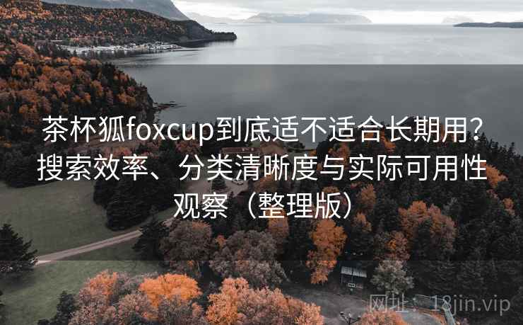 茶杯狐foxcup到底适不适合长期用?搜索效率、分类清晰度与实际可用性观察(整理版) 茶杯狐foxcup到底适不适合长期用?搜索效率、分类清晰度与实际可用性观察(整理版)